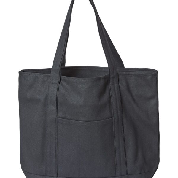 LB XL ZIPPR CANVAS BOAT TOTE Thumbnail