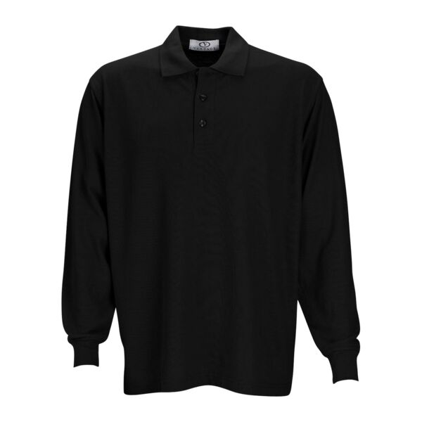 Long Sleeve Soft-Blend Pique Polo Thumbnail