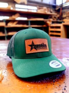 Leather Patch cap
