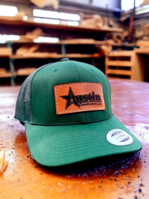 Leather Patch custom cap by Seven Clay