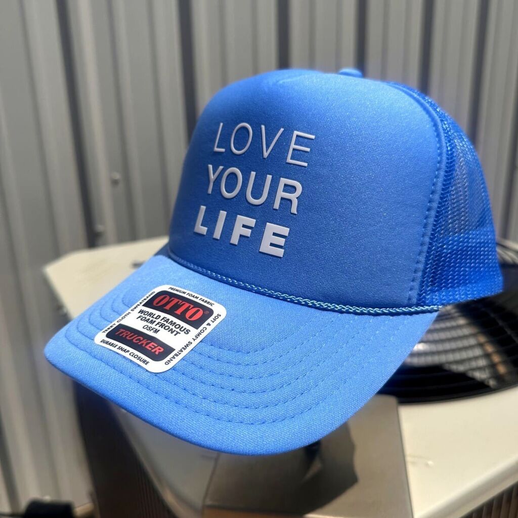 PVC Patch Heat Press Custom Cap