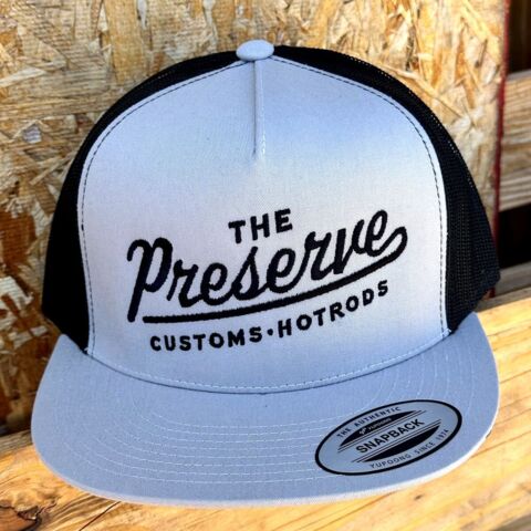 Custom embroidered trucker cap by Seven Clay