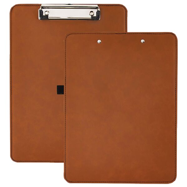 9" x 12 1/2" Rawhide Laserable Leatherette Clipboard Thumbnail