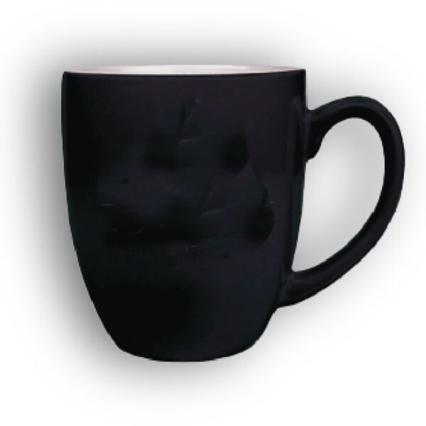 6 oz. Black Ceramic Bistro LazerMug Thumbnail