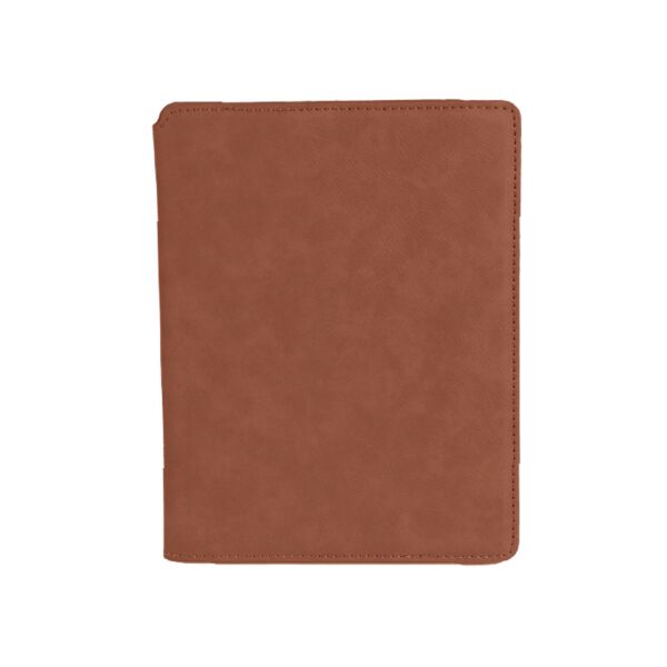 Saddle Collection 9.5" x 12" Laserable Leather-Like Portfolio Thumbnail